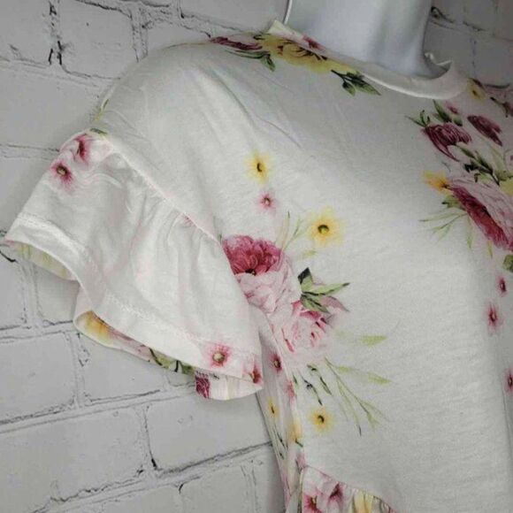 Women's Floral Topsy Blouse Medium - Picture 2 of 4